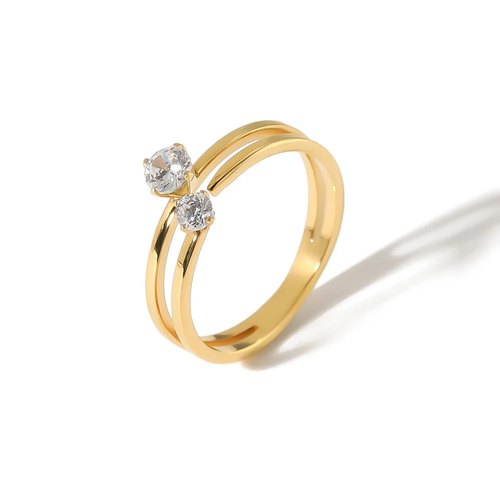 Christina_double_diamond_gold_pvd_waterproof_ring_vienna_domani