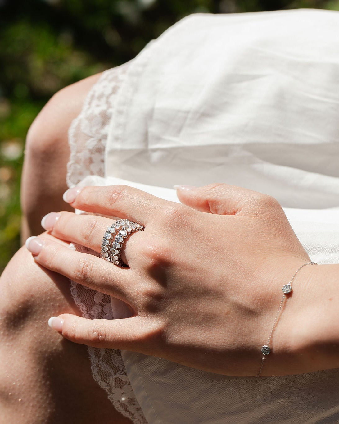 Baby Iced Angel Ring