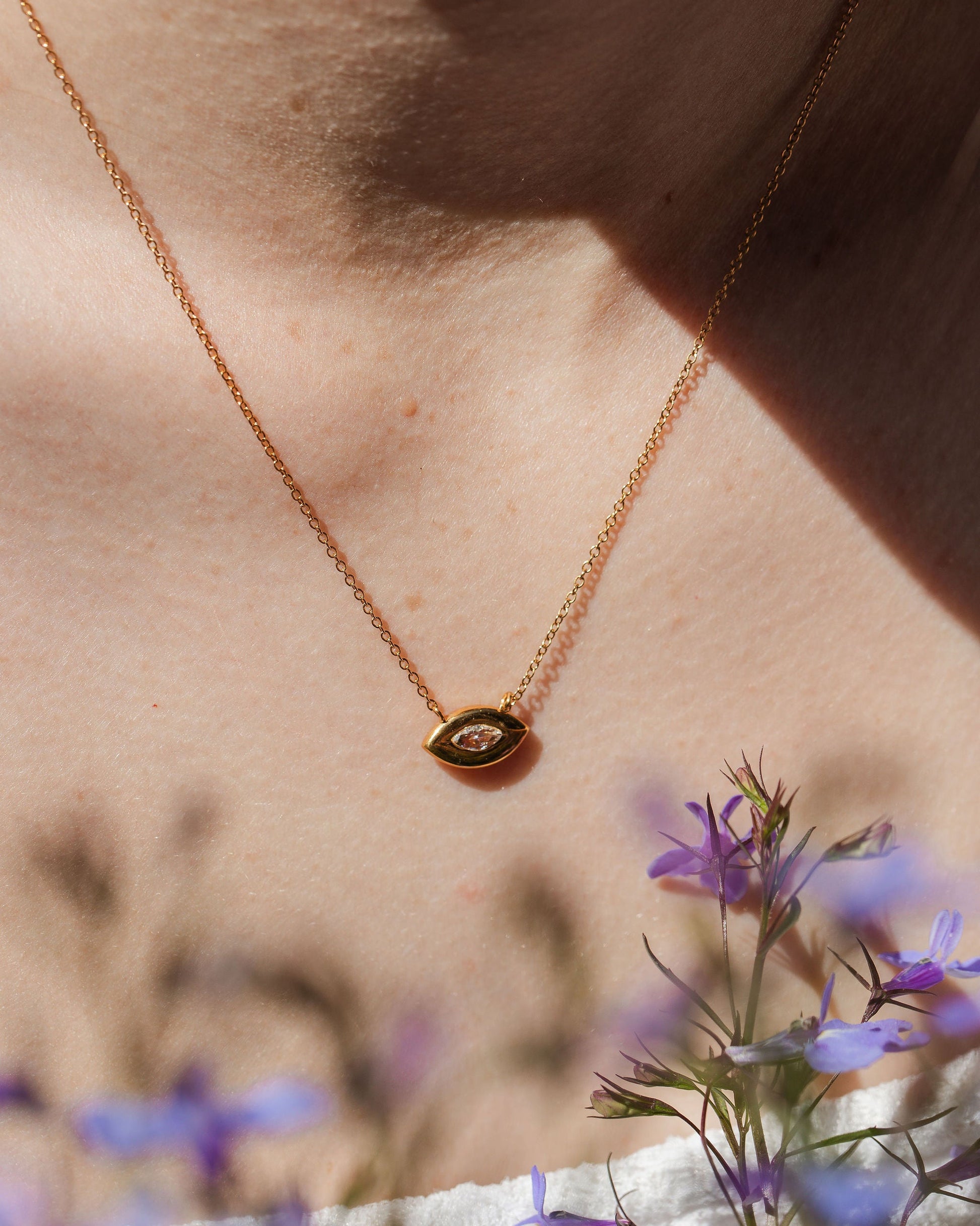 Claire Marquise Eye Necklace
