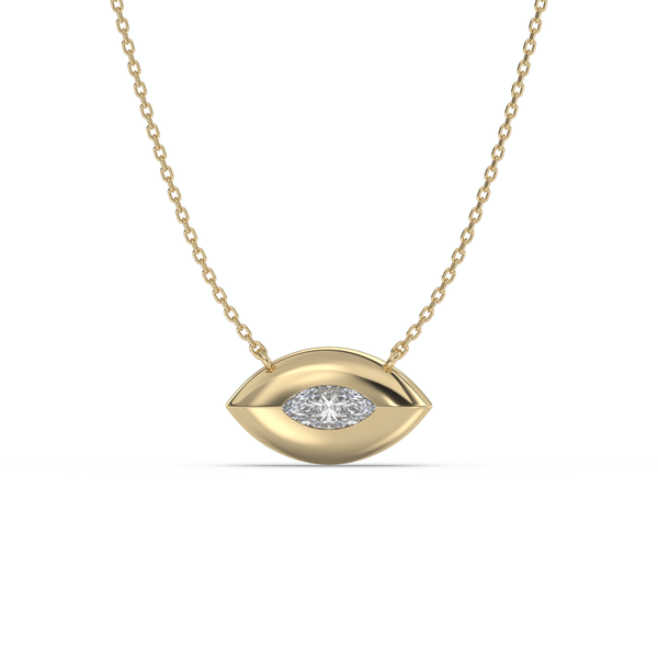 Claire Marquise Eye Necklace