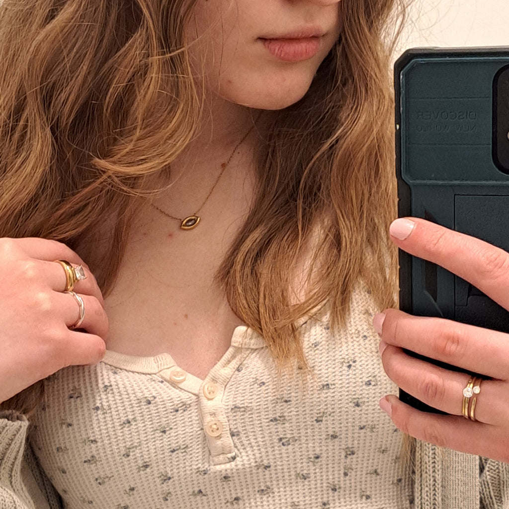 Claire Marquise Eye Necklace