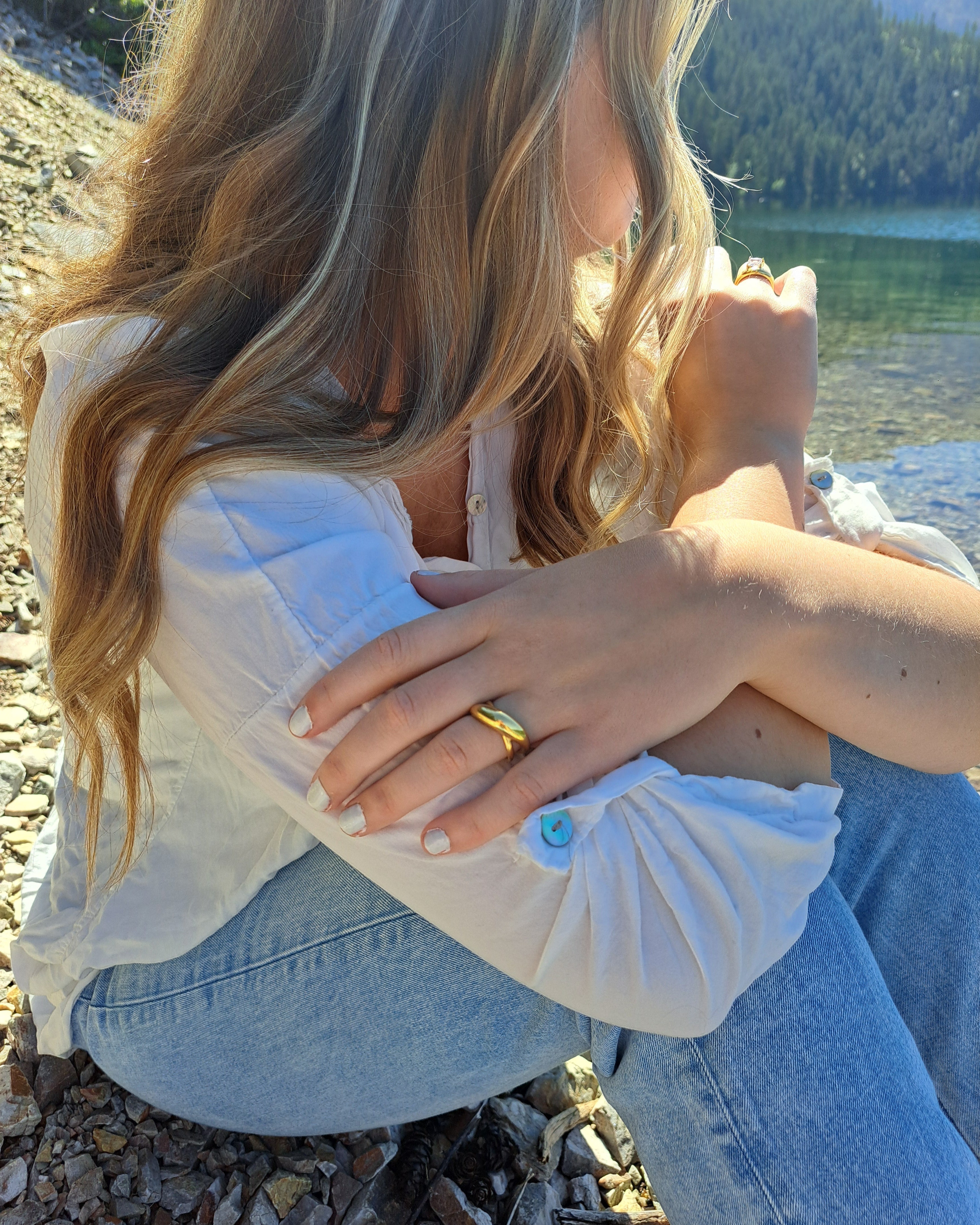 valentina layered pvd waterproof ring vienna domani 